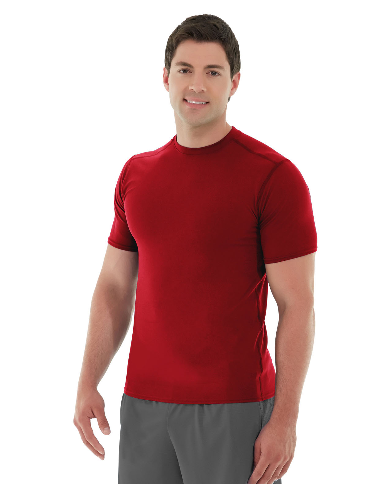 Logan  HeatTec&reg; Tee-XS-Red